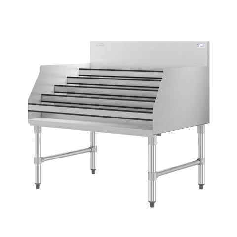 36 in. x 26 in. Liquor Display Rack in 304, 18 GA Stainless Steel