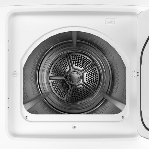 25 in. 4 cu. ft. Top Load Washer with Agitator and 27 in. 7 cu. ft. 240V Electric Dryer Laundry Set in White