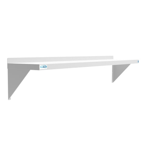 12" x 60" 18-Gauge Stainless-Steel Heavy Duty Wall Shelf