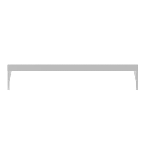 12" x 60" 18-Gauge Stainless-Steel Heavy Duty Wall Shelf