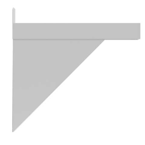 12" x 60" 18-Gauge Stainless-Steel Heavy Duty Wall Shelf