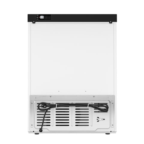 24 in. 4.5 cu. ft. Countertop Solid Door Medical Pharmacy Refrigerator With Multi-Level Emergency Alarms in White, UL Listed
