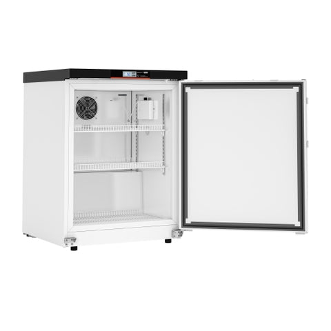 24 in. 4.5 cu. ft. Countertop Solid Door Medical Pharmacy Refrigerator With Multi-Level Emergency Alarms in White, UL Listed