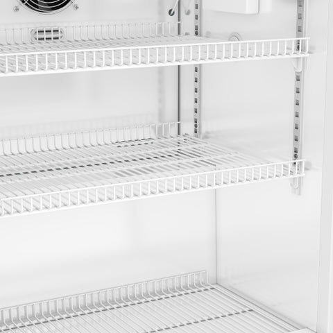 24 in. 4.5 cu. ft. Countertop Solid Door Medical Pharmacy Refrigerator With Multi-Level Emergency Alarms in White, UL Listed