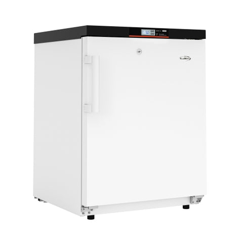 24 in. 4.5 cu. ft. Countertop Solid Door Medical Pharmacy Refrigerator With Multi-Level Emergency Alarms in White, UL Listed