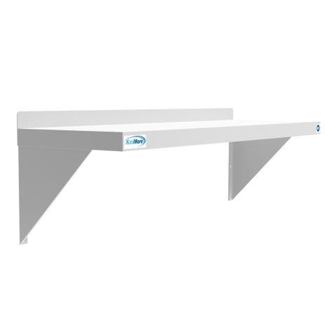 12" x 36" 18-Gauge Stainless-Steel Heavy Duty Wall Shelf