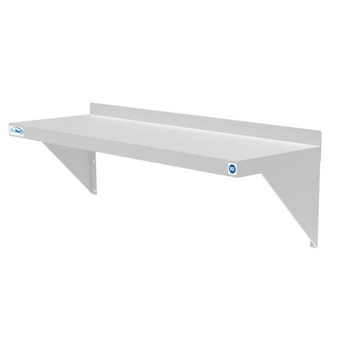 12" x 36" 18-Gauge Stainless-Steel Heavy Duty Wall Shelf