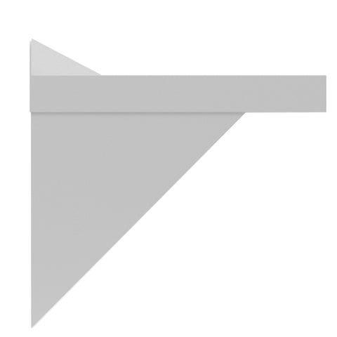 12" x 72" 18-Gauge Stainless-Steel Heavy Duty Wall Shelf