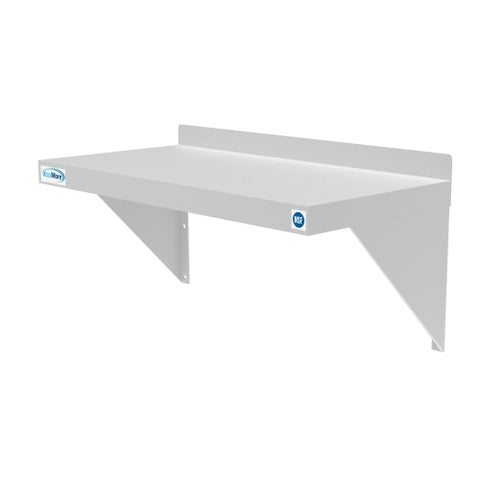 12" x 24" 18-Gauge Stainless-Steel Heavy Duty Wall Shelf