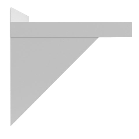 12" x 24" 18-Gauge Stainless-Steel Heavy Duty Wall Shelf