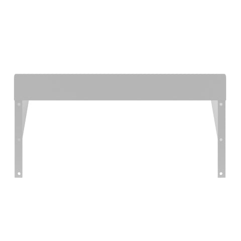 12" x 24" 18-Gauge Stainless-Steel Heavy Duty Wall Shelf