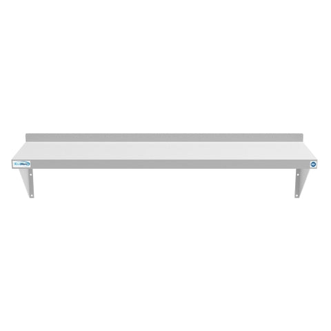 12" x 48" 18-Gauge Stainless-Steel Heavy Duty Wall Shelf