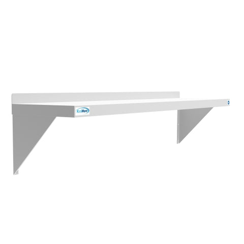 12" x 48" 18-Gauge Stainless-Steel Heavy Duty Wall Shelf