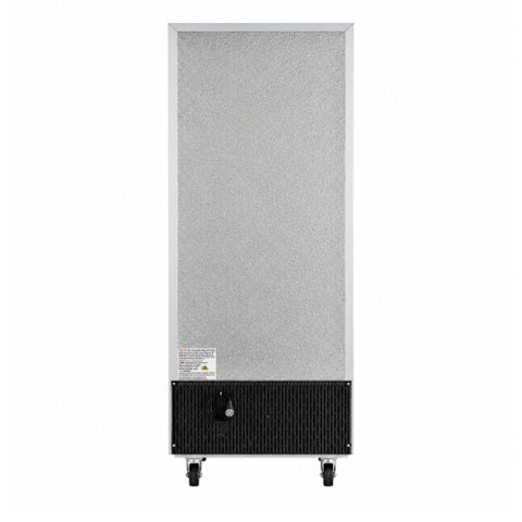 29 in. Commercial Stainless Steel Solid Half Door Reach-In Freezer 23 cu. ft.