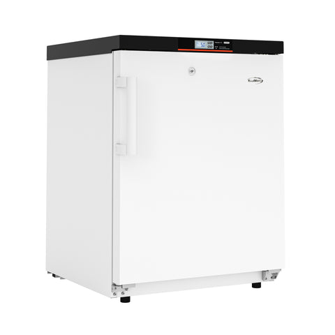 24 in. 4.5 cu. ft. Countertop Solid Door Medical Pharmacy Refrigerator With Multi-Level Emergency Alarms in White, UL Listed