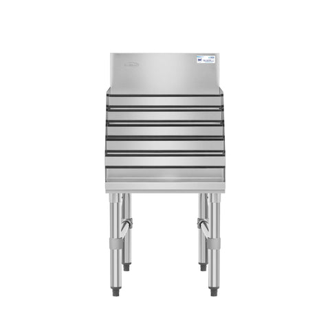 18 in. x 26 in. Liquor Display Rack in 304, 18 GA Stainless Steel