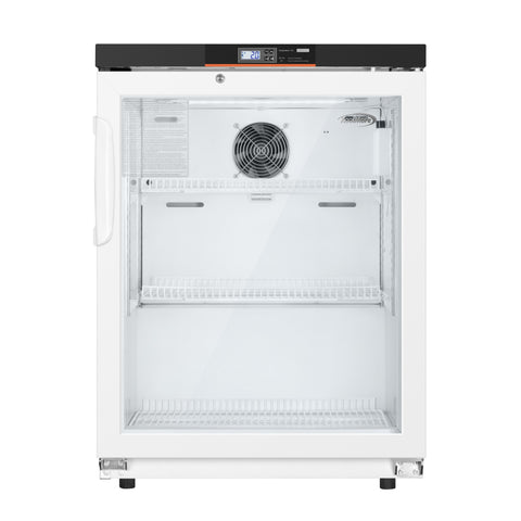 24 in. 4.5 cu. ft. Countertop Medical Pharmacy Refrigerator With Multi-Level Emergency Alarms in White, UL Listed