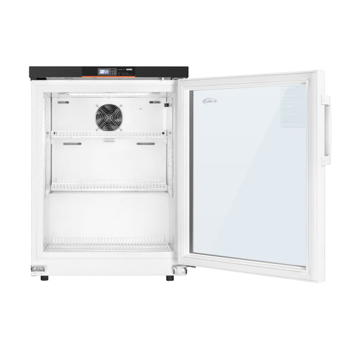 24 in. 4.5 cu. ft. Countertop Medical Pharmacy Refrigerator With Multi-Level Emergency Alarms in White, UL Listed