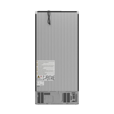 17.9 Cu. Ft. 33-Inch 4-Door French Door Refrigerator with Manual Twist Ice Maker, Black
