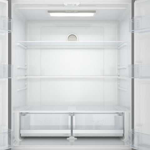17.9 Cu. Ft. 33-Inch 4-Door French Door Refrigerator with Manual Twist Ice Maker, White