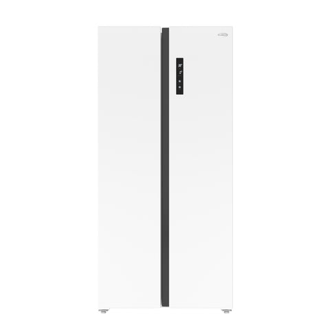 15.6 Cu. Ft. 33-Inch Side-by-Side Refrigerator with Manual Twist Ice Maker, White