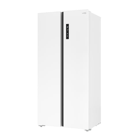 15.6 Cu. Ft. 33-Inch Side-by-Side Refrigerator with Manual Twist Ice Maker, White
