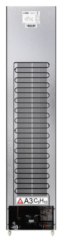 17 in. Slim Commercial Merchandiser Refrigerator 7 Cu. Ft. in Black, ETL Listed