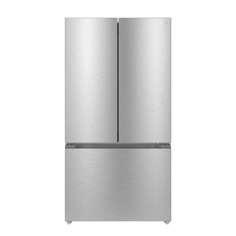 20.3 Cu. Ft. 36-Inch French Door Refrigerator with Automatic Ice Maker, Stainless Steel