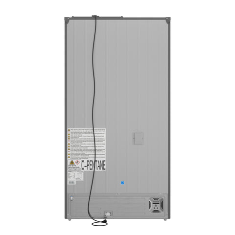 20.3 Cu. Ft. 36-Inch French Door Refrigerator with Automatic Ice Maker, Stainless Steel