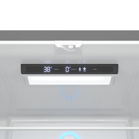 20.3 Cu. Ft. 36-Inch French Door Refrigerator with Automatic Ice Maker, Stainless Steel