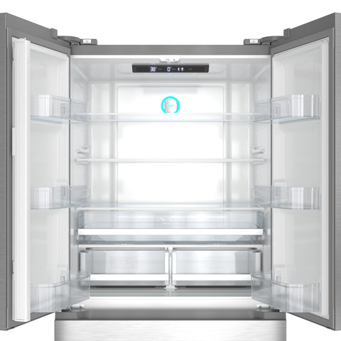 20.3 Cu. Ft. 36-Inch French Door Refrigerator with Automatic Ice Maker, Stainless Steel