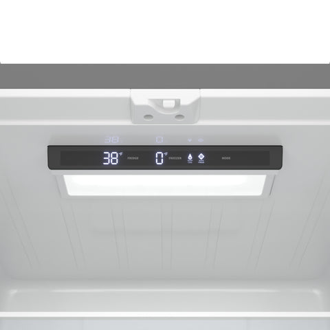 17.5 Cu. Ft. 30-Inch French Door Refrigerator with Automatic Ice Maker, Stainless Steel