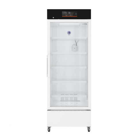 25 in. 15 cu. ft. Medical Pharmacy Refrigerator With Multi-Level Emergency Alarms in White, UL Listed