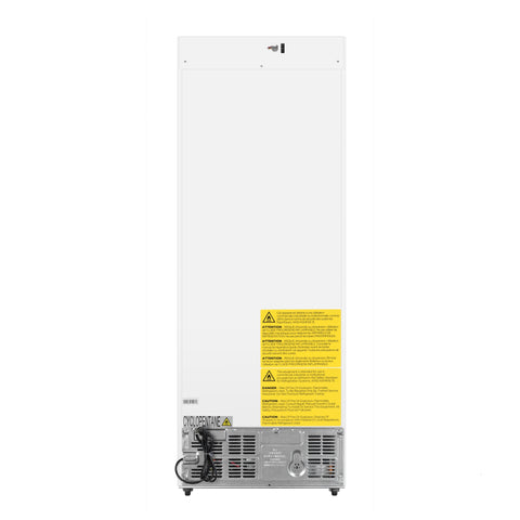 25 in. 15 cu. ft. Medical Pharmacy Refrigerator With Multi-Level Emergency Alarms in White, UL Listed