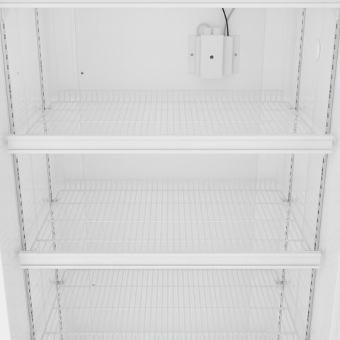 25 in. 15 cu. ft. Medical Pharmacy Refrigerator With Multi-Level Emergency Alarms in White, UL Listed