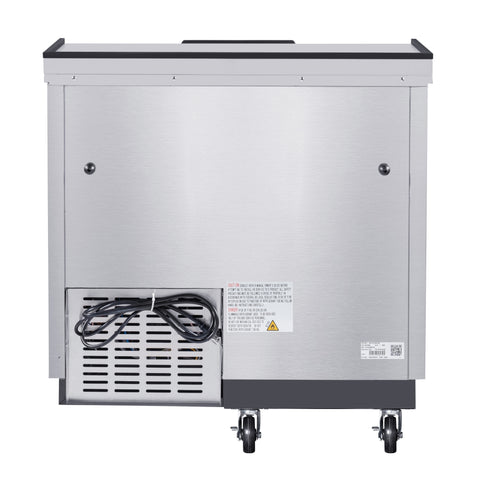 36 in. Commercial Glass Froster in Stainless Steel, ETL Listed, 9 cu. ft. (KM-GF36-SS)