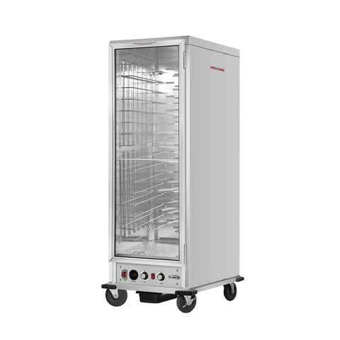 Undercounter Proofing Rack 33 in. Commercial Insulated Heated Holding/Proofing Cabinet with Glass ...