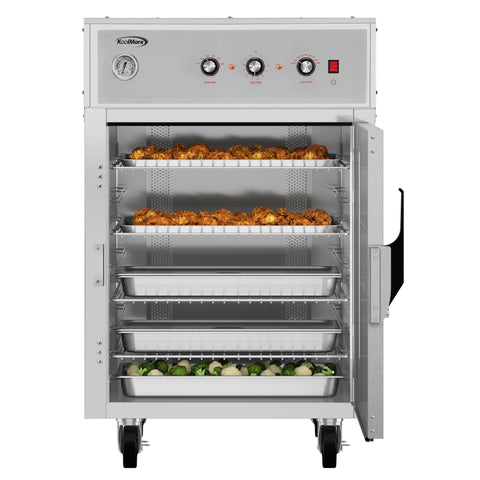 4-Pan Half-Size Commercial Cook And Hold Oven 3,000W/240V in Stainless-Steel (KM-CCAH3-1D)