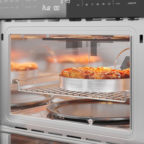 24 in. Stainless Steel Convection Oven with Microwave KM-CWO24-SS.