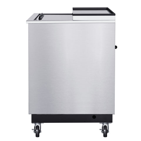 25 in. Commercial Glass Froster in Stainless Steel, ETL Listed, 5 cu. ft. (KM-GF25-SS)