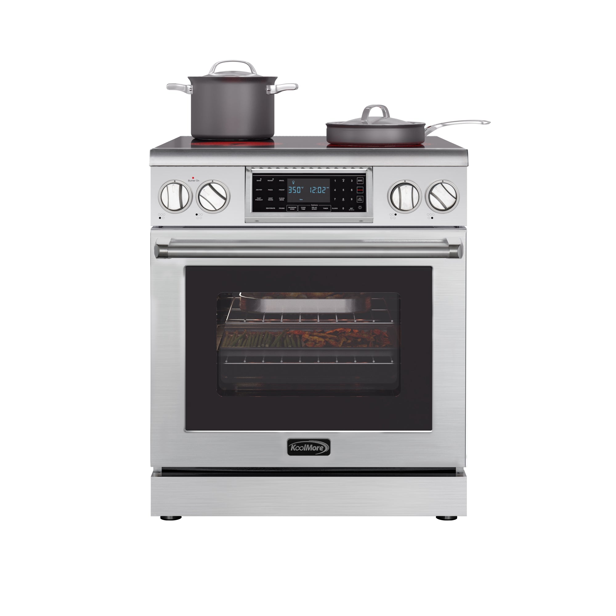 30 in. Electric Professional Range with Tilt Panel and Digital control ...