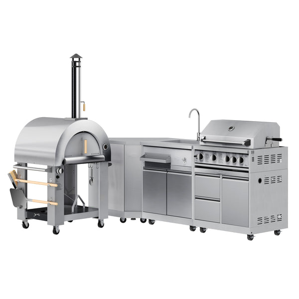 【即購入ok!!】ハヌマーン 『World's System Kitchen』 KoolMore Outdoor Kitchen Series Modular Kitchen with a Dual Fuel