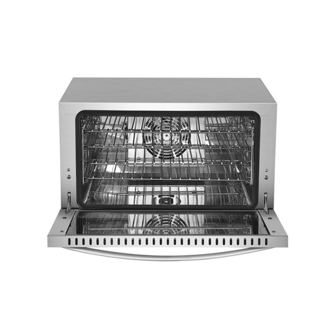 23 in. Countertop Convection Oven for Half-Size Pans with 4 Racks 1600W of Power in Stainless-Steel (KM-CTCO-15)