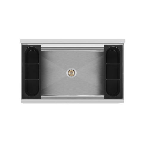 30 in. Commercial Underbar Ice Bin with Siding Lid in Stainless Steel (KM-UIB-1830)