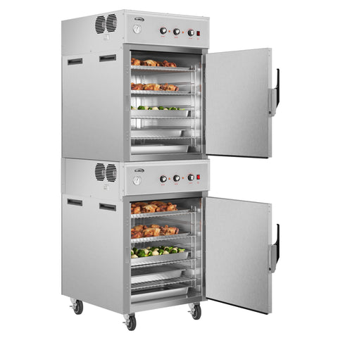 8-Pan Full-Size Commercial Cook And Hold Oven 3,000W/240V in Stainless-Steel (KM-CCAH3-2D)