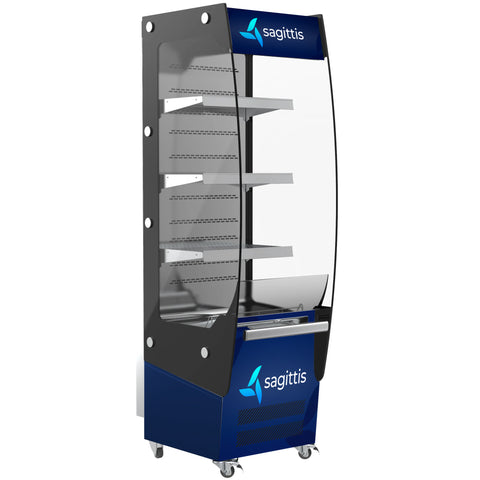 26 in. Open Air Grab and Go Refrigerator - 7.7 Cu Ft. CDAU-7C-SS - Wrap