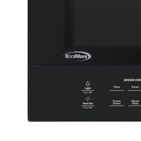 30 in. 1.6 cu.ft Over-the-Range Microwave Oven in Black (KM-MOTSC-16BSS)