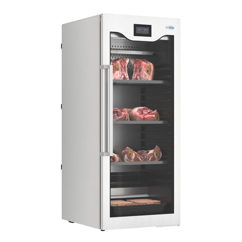 27.5 in. Commercial Dry Ager Refrigerator for Meat Featuring Hanging Rack with Hooks, Charcoal Filter, and Antimicrobial Lining, 17 Cu. Ft. (KM-AGER17)