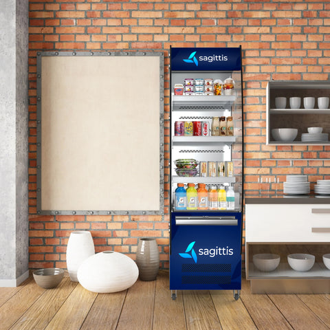 26 in. Open Air Grab and Go Refrigerator - 7.7 Cu Ft. CDAU-7C-SS - Wrap