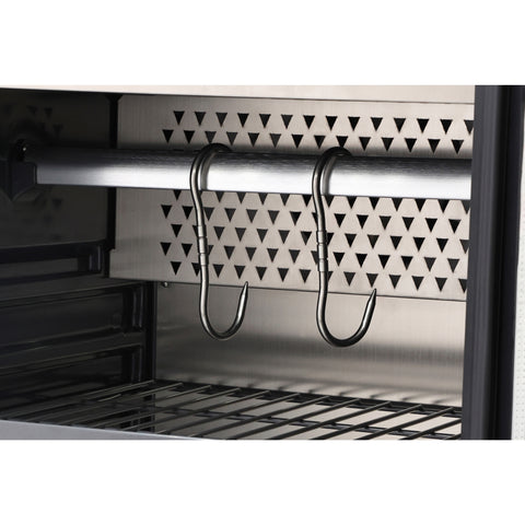 27.5 in. Commercial Dry Ager Refrigerator for Meat Featuring Hanging Rack with Hooks, Charcoal Filter, and Antimicrobial Lining, 17 Cu. Ft. (KM-AGER17)